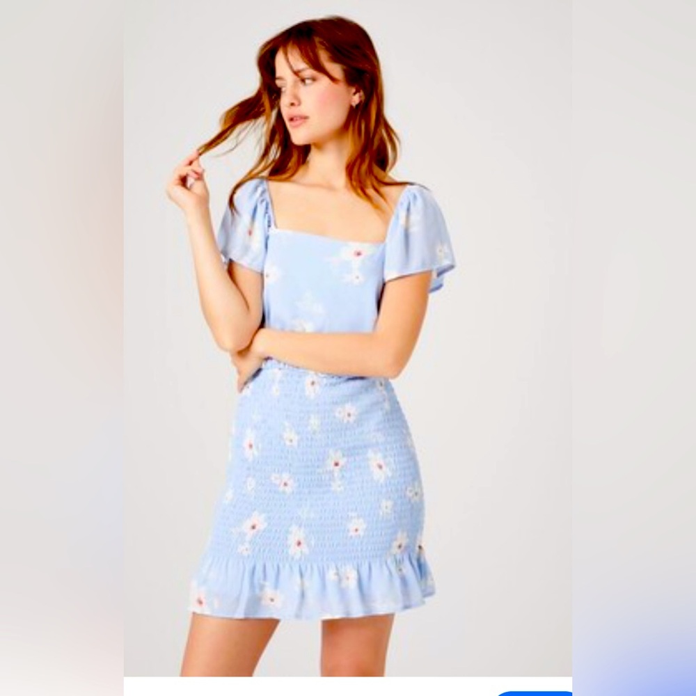 Altar’d State Mini Floral Smocked Sundress